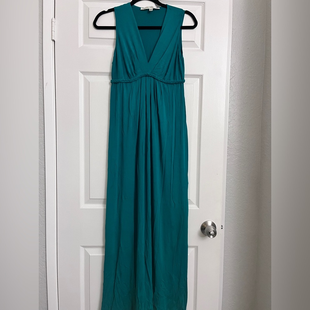 Elegant Teal Maxi Dress